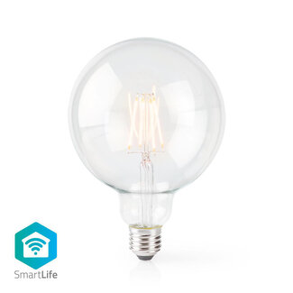Nedis Nedis SmartLife Wi-Fi filament LED-lamp - E27 fitting - G125 vorm / warm-wit (helder / glas)
