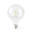 Nedis SmartLife Wi-Fi filament LED-lamp - E27 fitting - G125 vorm / warm-wit (helder / glas)