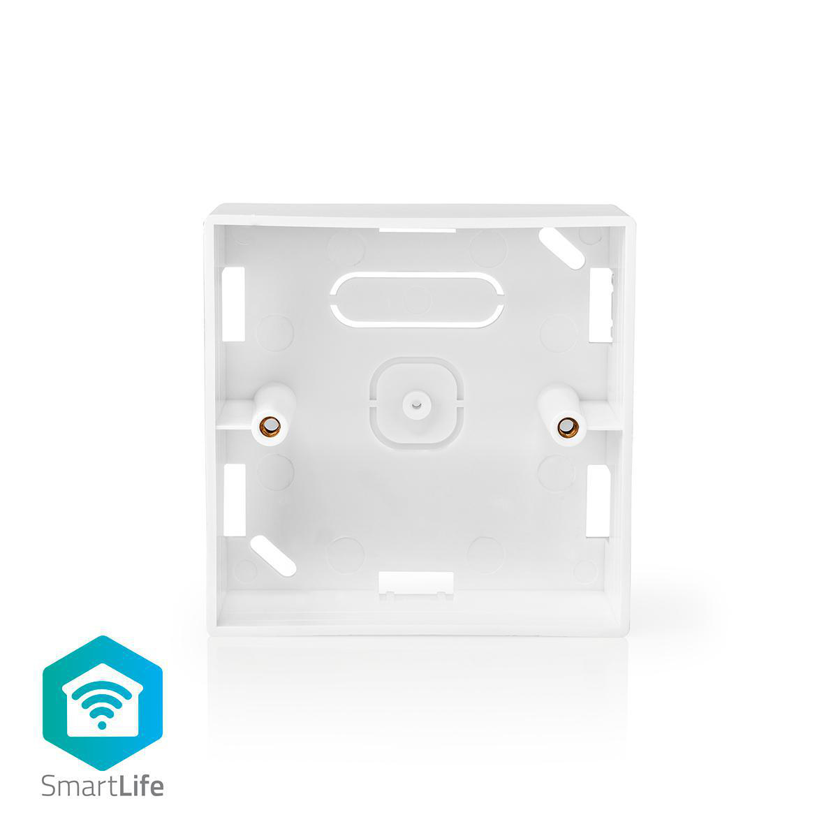 Nedis Opbouwdoos | Accessoire voor: WIFIWC10WT / WIFIWS10WT / WIFIWS20WT | 86 mm | 86 mm | 35 mm | Wandmontage | Wit
