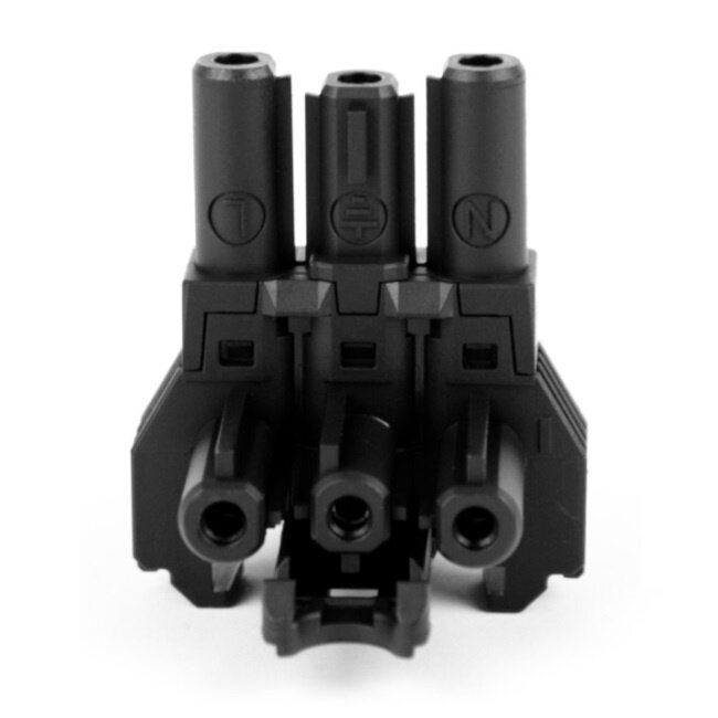 Plenty installatiestekker splitter - Prolink - 1 > 2 / zwart