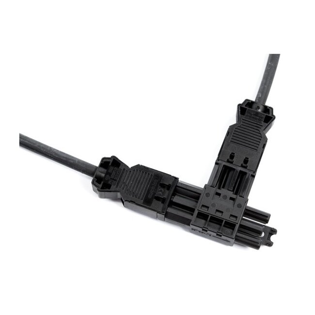 Bachmann installatiestekker splitter - Wieland GST18® - 1 > 2 / zwart