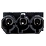 Bachmann installatiestekker adapter - Wieland GST18® (m-v) / zwart