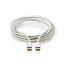 Nedis Premium USB-C naar USB-C kabel met E-Marker chip - USB2.0 - tot 20V/5A / aluminium - 1 meter