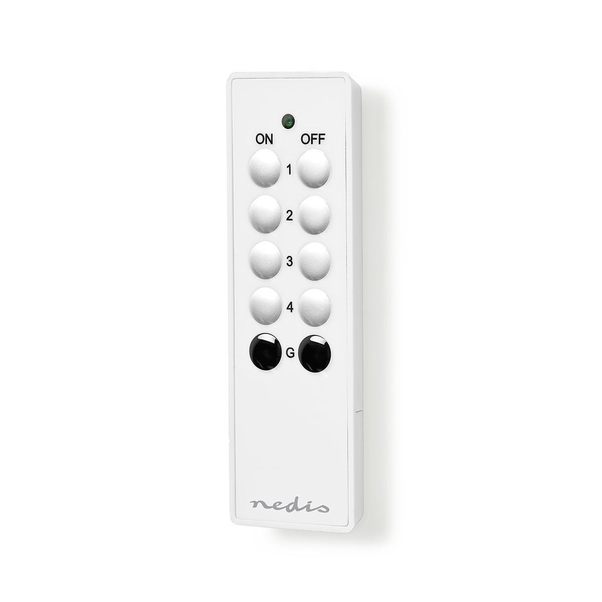 Nedis RF-Afstandsbediening | 4 Kanalen | Programmeerbare knoppen