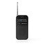 Nedis portable AM/FM-radio 1,5W / zwart