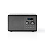 Nedis portable DAB+ tafelradio met klok en wekker 4,5W / zwart