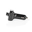 Nedis Bluetooth FM Transmitter met carkit, Micro SD, USB (audio) en USB lader / zwart