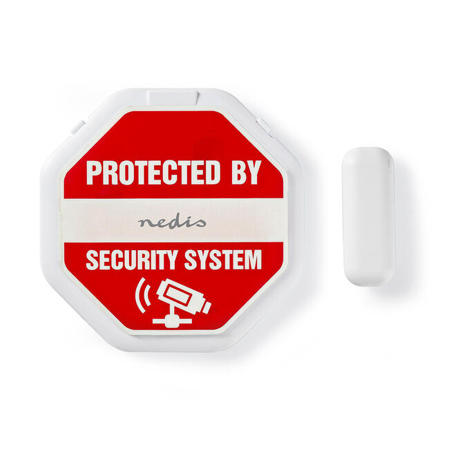 Nedis deur-/raamalarm met magnetische sensor - schakelaar / wit