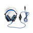 Nedis Gaming WRADRIN stereo over-ear headset met 7.1 virtual surround sound - USB-A / zwart/blauw