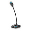 Nedis Gaming desk microfoon - USB / zwart/blauw