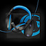 Nedis Gaming EVNOR 3-in-1 Combo kit - Headset, muis en muismat / zwart/blauw