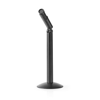 Nedis Nedis desk microfoon met kantelbare kop - 1x 3,5mm Jack / zwart - 1,8 meter