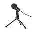 Nedis condensator microfoon met tripod standaard - 1x 3,5mm Jack / zwart - 1,8 meter