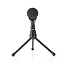 Nedis condensator microfoon met tripod standaard - 1x 3,5mm Jack / zwart - 1,8 meter