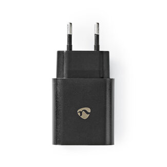 Nedis Nedis USB thuislader met 1 poort - Quick Charge 3.0 - 3A / zwart