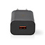 Nedis USB thuislader met 1 poort - Quick Charge 3.0 - 3A / zwart