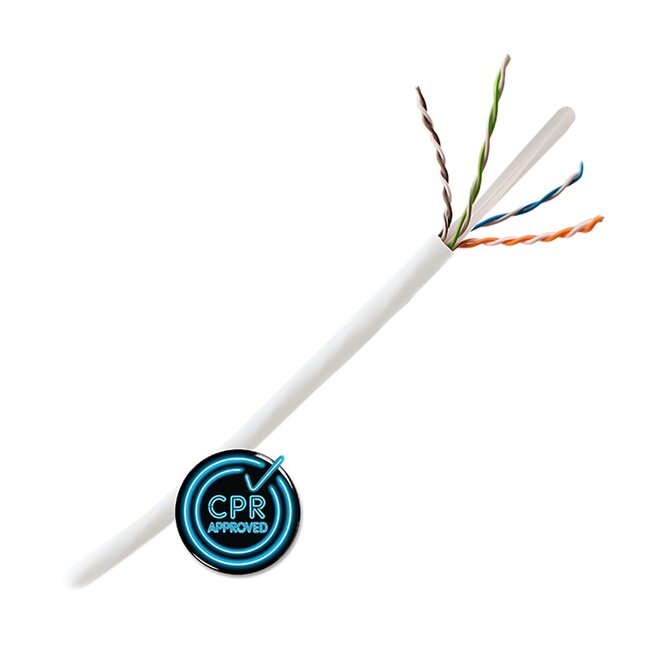 Hirschmann INKA CAT6 Eca U/UTP Gigabit netwerkkabel met vaste aders / wit - 20 meter