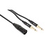 PD Connex 1x XLR (m) - 2x 6,35mm Jack (m) audiokabel - 1,5 meter