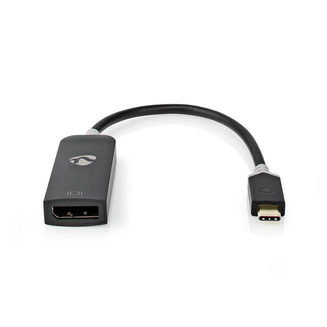 Nedis USB-C naar DisplayPort adapter met DP Alt Mode (4K 60 Hz) / zwart - 0,15 meter