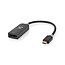 Nedis USB-C naar DisplayPort adapter met DP Alt Mode (4K 60 Hz) / zwart - 0,15 meter