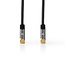 Nedis Premium 4G/LTE proof 4K Ultra HD IEC (m) - IEC (v) coaxkabel - haakse connectoren / zwart - 2 meter