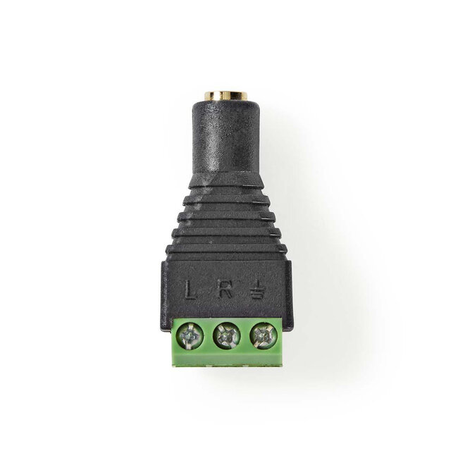 Nedis 3,5mm Jack (v) Terminal Block - verguld - 3-polig / stereo - 5 stuks