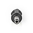 Nedis DC plug (m) - DC plug (m) koppelstuk - 5,5mm x 2,1mm / zwart - 5 stuks