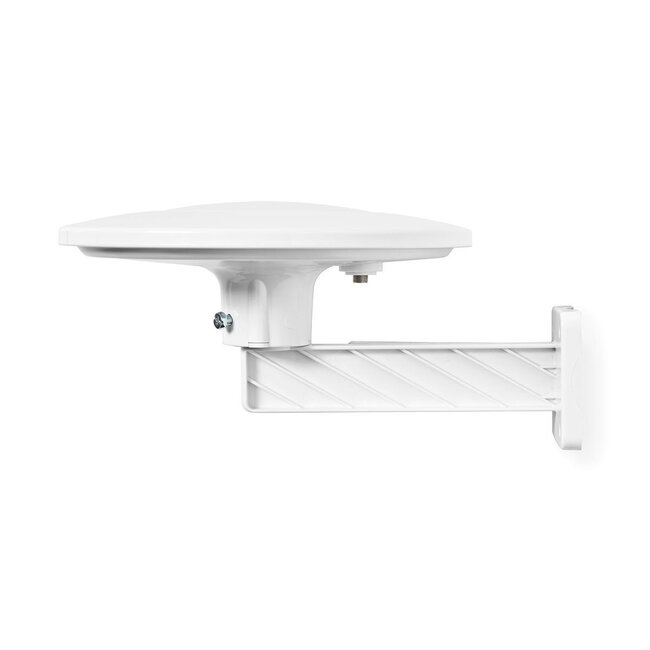 Nedis FM/UHF/VHF DVB-T/T2 DAB+ HDTV antenne voor buiten - actief - 28 dB - LTE700 filter / wit