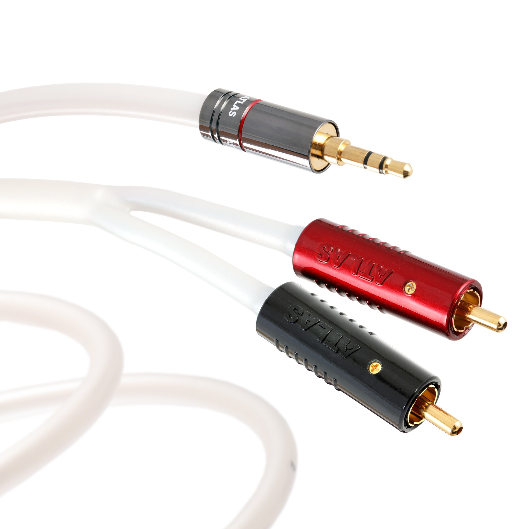3.5mm - Tulp | Kabel | 0.75 meter | 3-polig (stereo) | Atlas