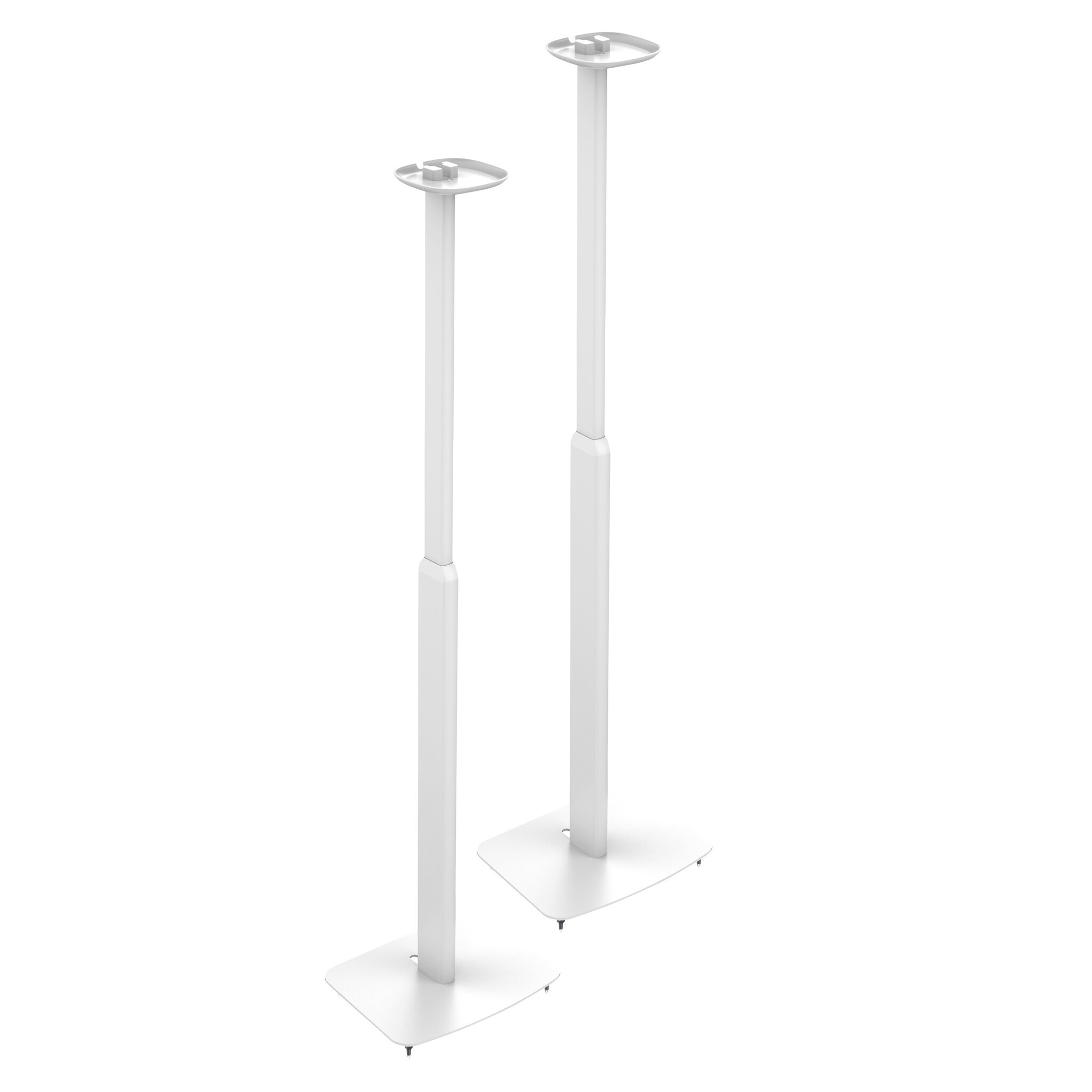 My Wall HS 11 WL Luidsprekerstaander Vloerstandaard, Vast, Staand, Uittrekbaar Afstand vloer-plafond (max.): 1270 mm Wit 1 stuk(s)