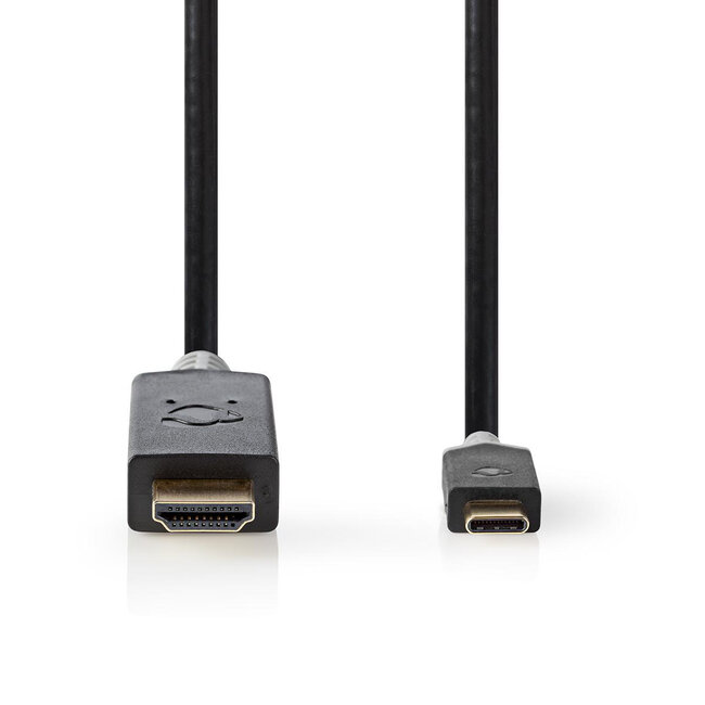 Nedis USB-C naar HDMI 4K 60Hz kabel / zwart - 1 meter