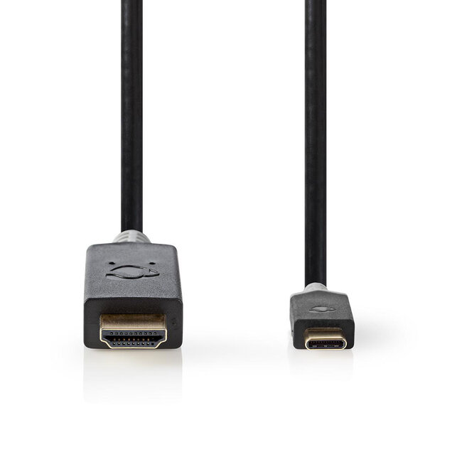 Nedis USB-C naar HDMI 4K 60Hz kabel / zwart - 2 meter