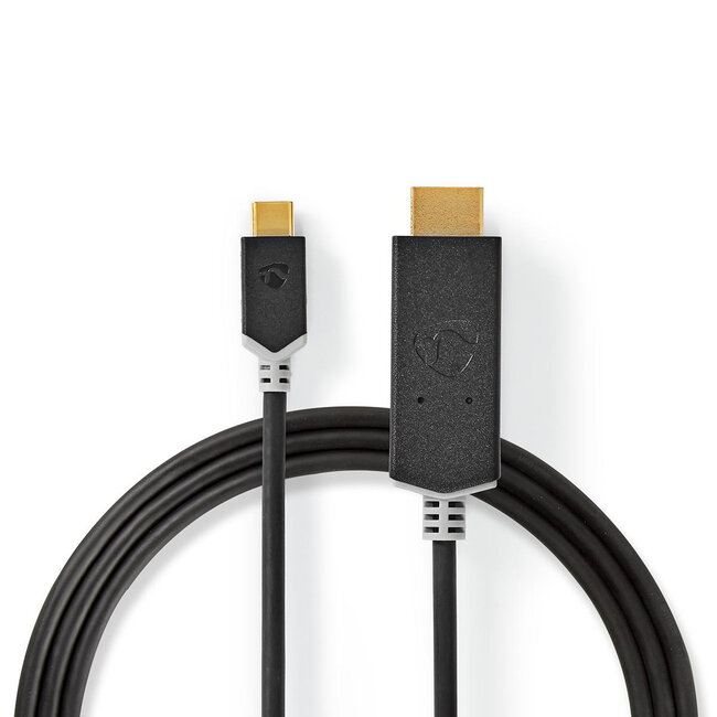 Nedis USB-C naar HDMI 4K 60Hz kabel / zwart - 2 meter