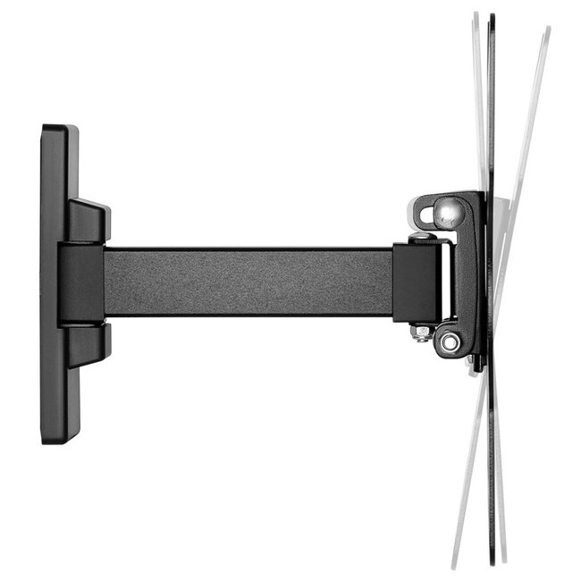 Goobay Basic series Full Motion S muurbeugel voor schermen tot 42 inch / 2 draaipunten