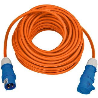 Brennenstuhl Camping stroom kabel CEE 3-pins (m) - CEE 3-pins (v) - 3x 2,50mm / oranje - 25 meter