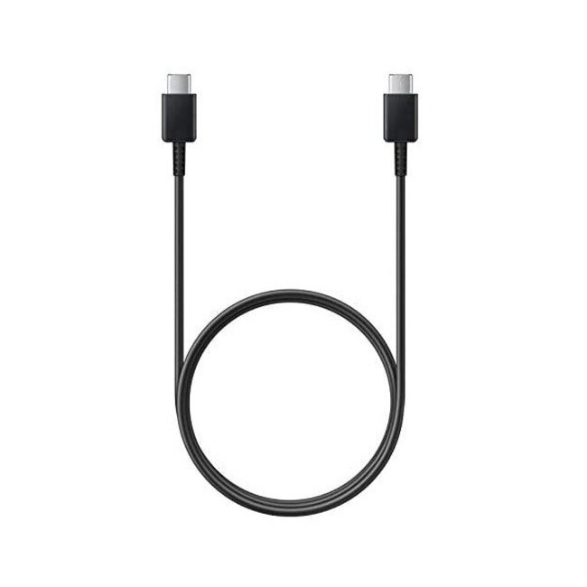 Samsung USB-C thuislader met 1 poort en losse USB-C kabel - Super Fast Charging / PD3.0 - 3A/25W / zwart