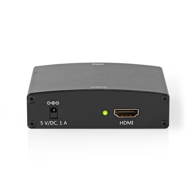 Nedis VGA + Tulp 2RCA naar HDMI converter met HDCP / zwart