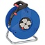 Brennenstuhl Garant kabelhaspel met 4 contacten - 3x 1,50mm² / blauw/zwart - 50 meter