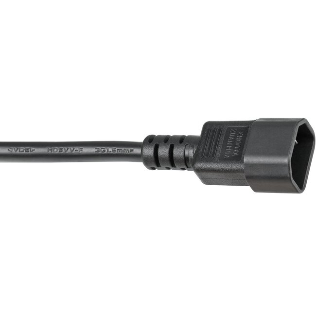 Brennenstuhl Alu-Line 19'' stekkerdoos - IEC C14 - 12x IEC C13 / zwart - 2 meter