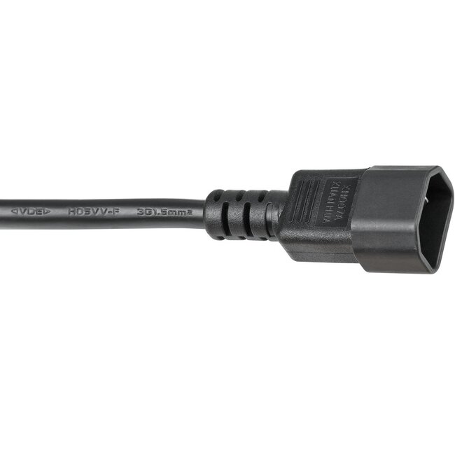 Brennenstuhl 19'' Alu-Line stekkerdoos - IEC C14 - 8x CEE 7/3 / zwart/rood - 2 meter