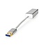 Nedis Premium USB-A naar RJ45 Gigabit Ethernet LAN adapter - USB3.0 - CAT6 / aluminium - 0,20 meter