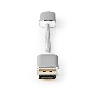 Nedis Nedis Premium DisplayPort naar HDMI adapter - DP 1.2 / HDMI 2.0 (4K 60Hz) / aluminium - 0,20 meter