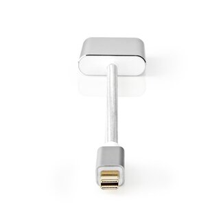 Nedis Nedis Premium Mini DisplayPort 1.2 naar DVI adapter (1920 x 1200) / aluminium - 0,20 meter