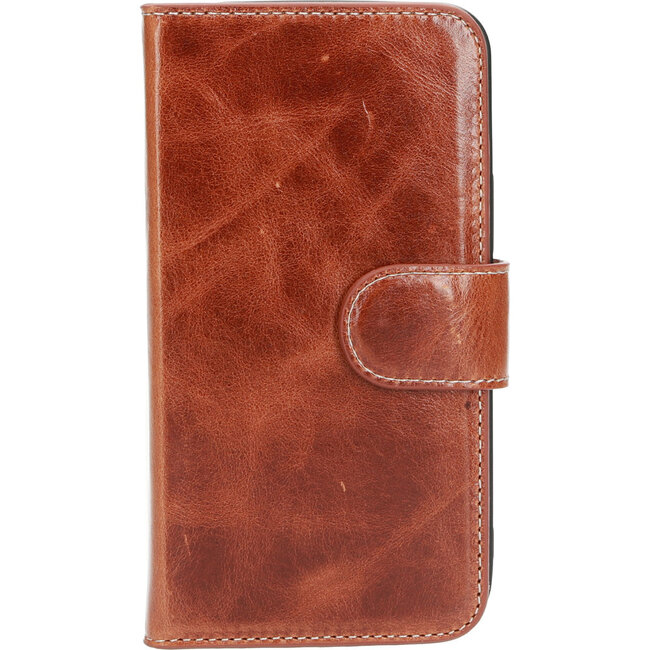 Mobiparts Excellent Wallet Case 2.0 voor Apple iPhone 12 Mini / bruin
