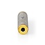 Nedis Premium koppelstuk 3,5mm Jack (v) - 3,5mm Jack (v) stereo / metaal