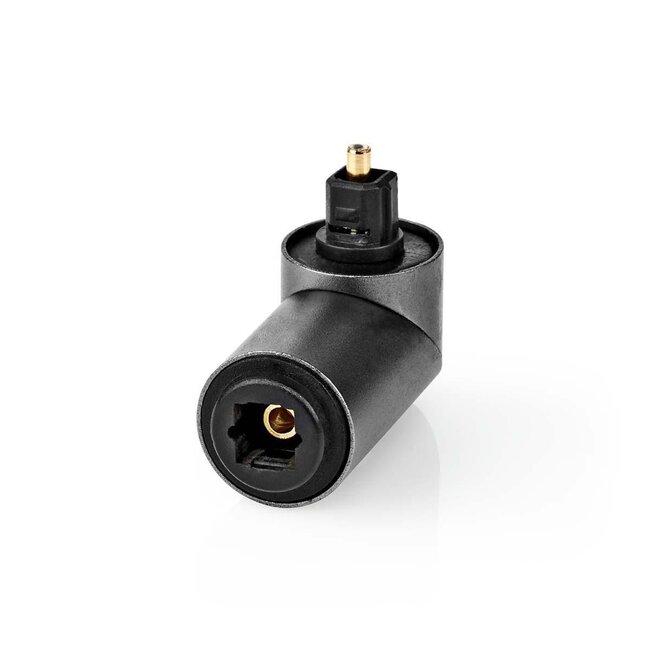 Nedis Premium haakse digitale optische Toslink audio adapter
