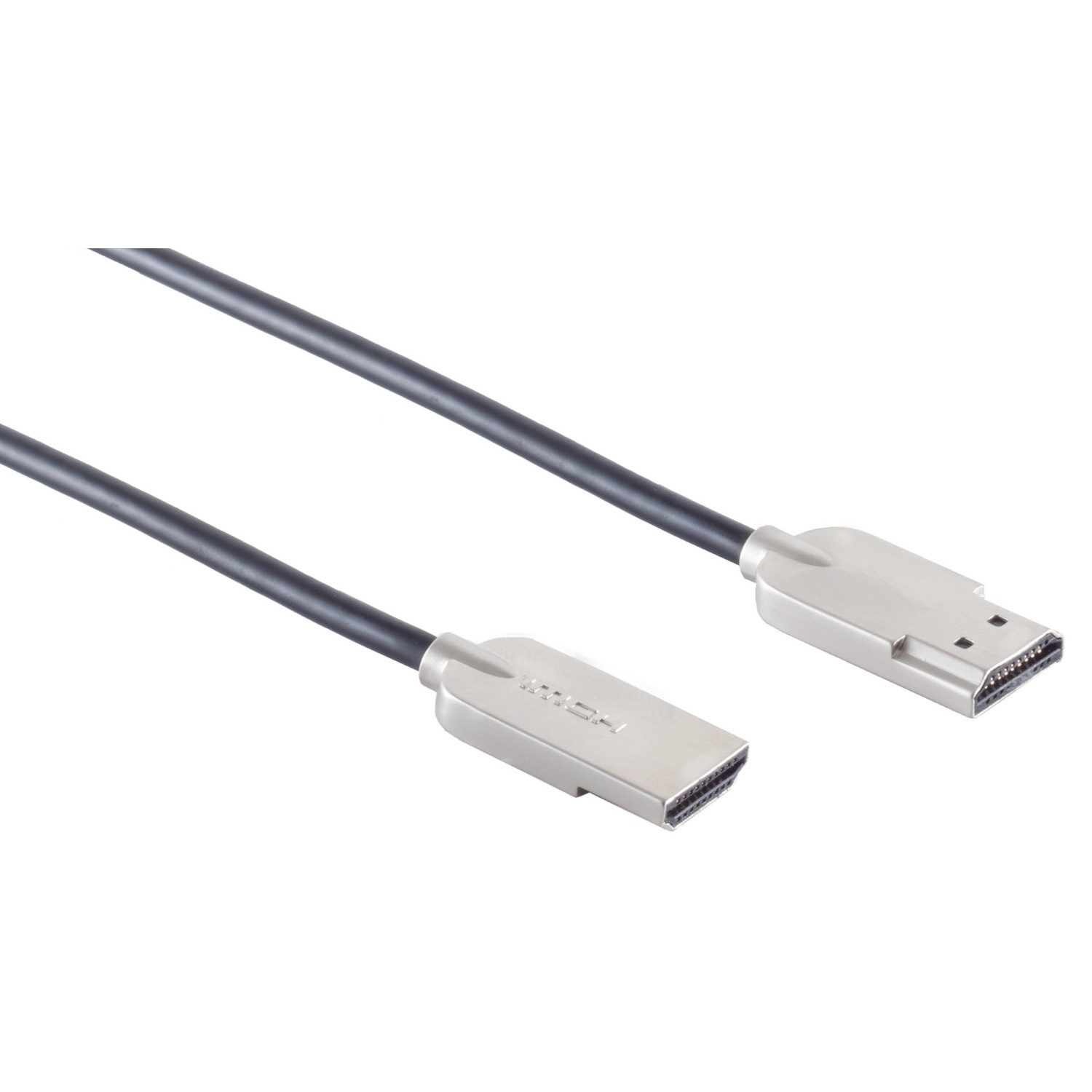Slimline HDMI 2.0 Kabel - 4K 60Hz - 1,5 meter - Zwart