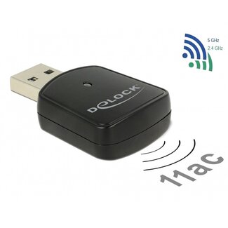 DeLOCK DeLOCK USB-A - WLAN / Wi-Fi dongle compact - Dual Band AC1200 / 1200 Mbps