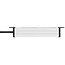 Brennenstuhl Alu-Line 10'' stekkerdoos - CEE 7/7 - 4x CEE 7/3 - zonder schakelaar / zwart - 2 meter