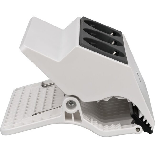 Brennenstuhl klembare stekkerdoos met 3 contacten / wit/zwart - 3 meter